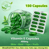 product  Vitamin E Capsules for Face and Hair - Glowing Skin Treatment, Pack of 150